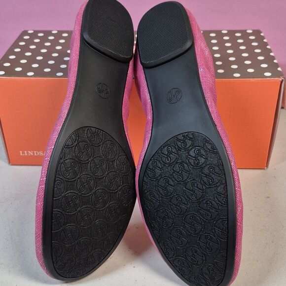 Lindsay Phillips LIZ 10 Pink Ballet Flat - New - Picture 4 of 6